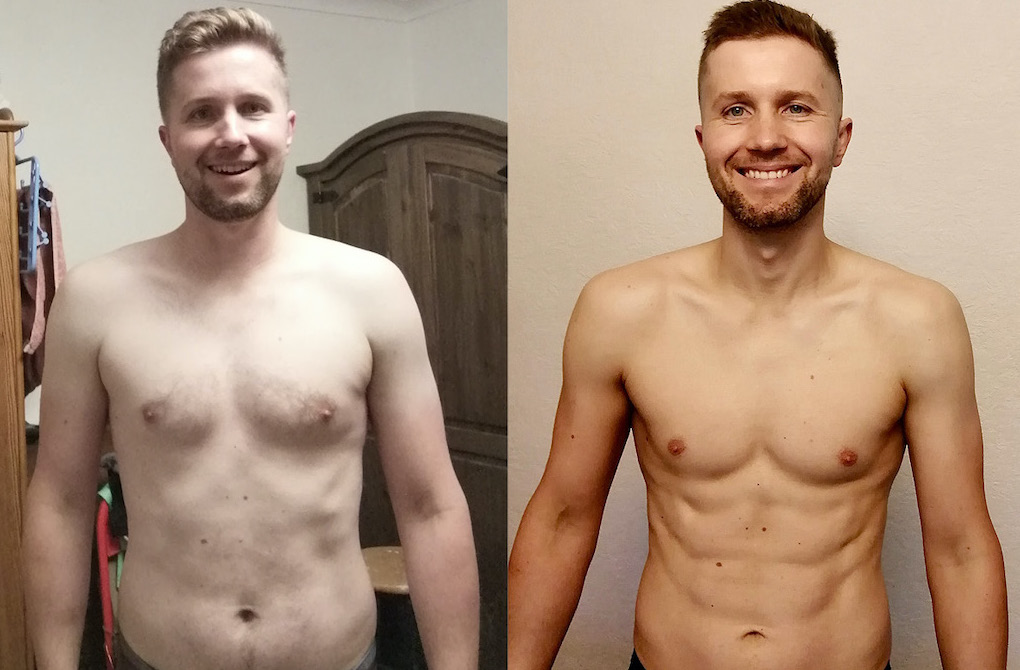 Body Transformation: David Clark lost 7kg in 12 weeks