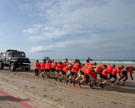England Rugby Players Take On Gruelling Beach Challenge | Men's Fitness UK