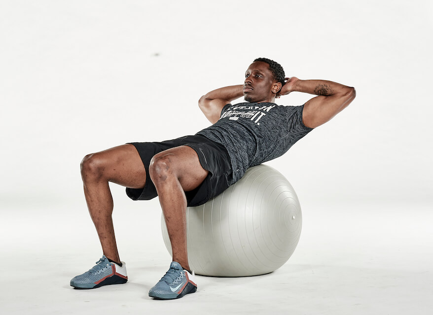 The Best Exercise Ball Exercises Men s Fitness