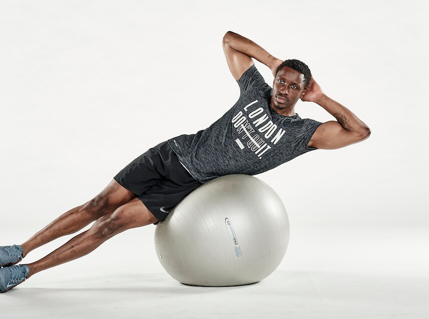 Swiss ball exercises core on sale strength