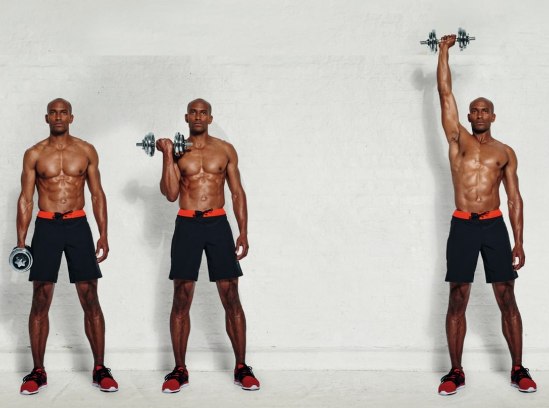 Dumbbell discount standing exercises