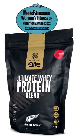 healthspan elite whey protein men's fitness and women's fitness nutrition awards results 2022