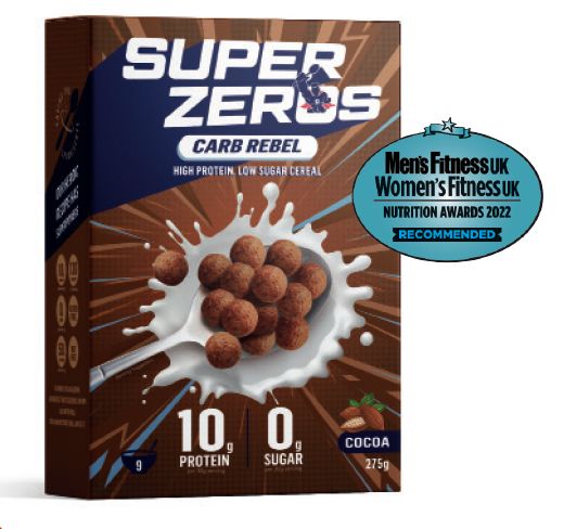 super zeros carb rebel protein cereal