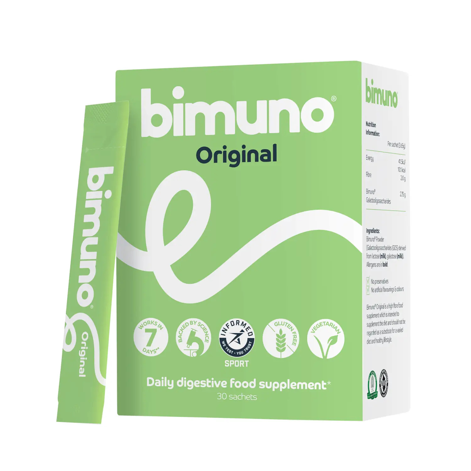 bimuno fiber prebiotic supplement