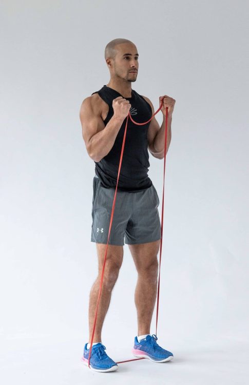 Arm workout outlet with loop bands