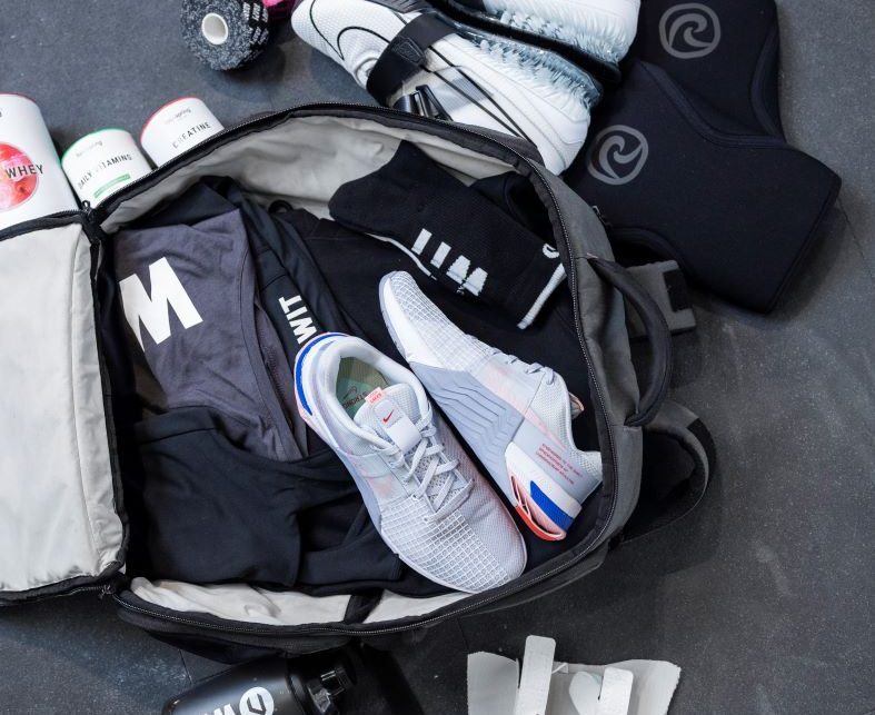 An overhead view of gym kit: what to wear at the gym