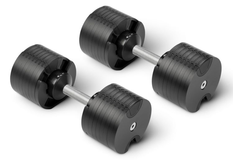 Product shot of Nuobell dumbbells