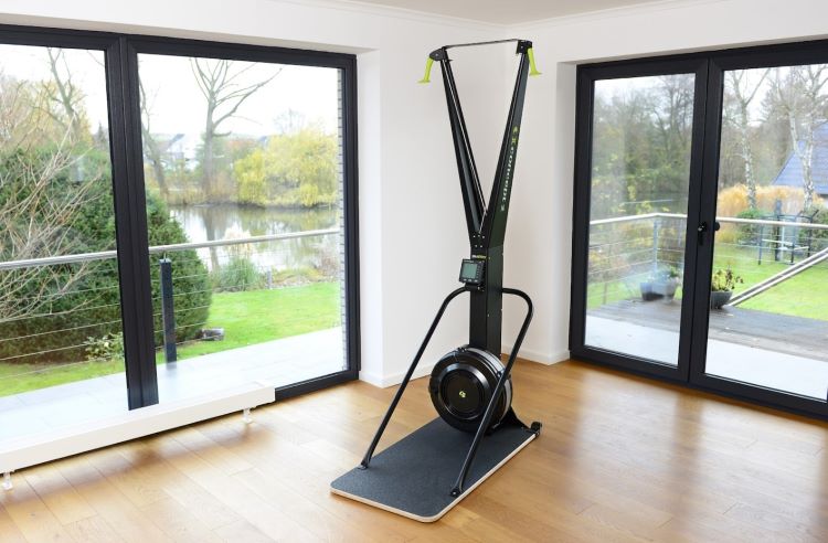 Concept2 SkiErg in a home gym
