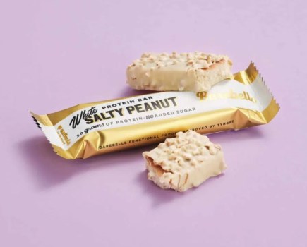 Product shot of a Barebells protein bar