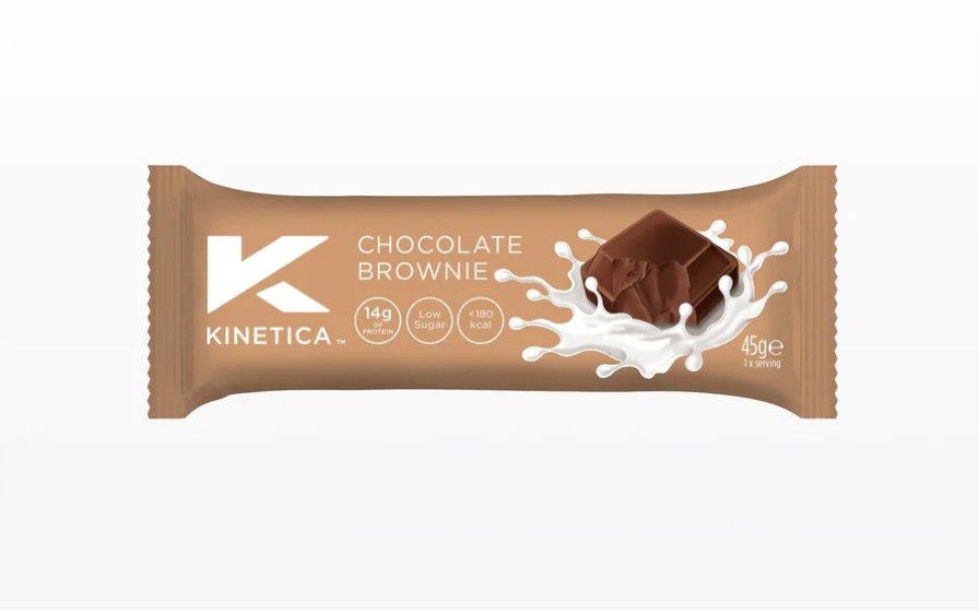 Product shot of a Kinetica protein bar