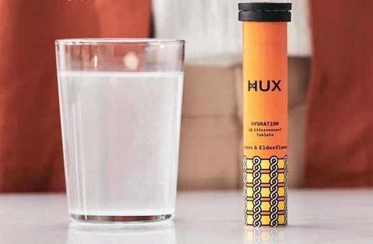 hux hydration tablets dissolving in water