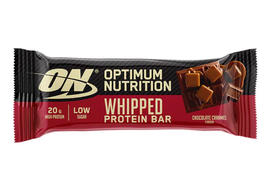 Product shot of an Optimum Nutrition protein bar
