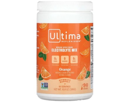 Product shot of Ultima Replenisher electrolyte powder