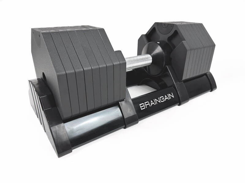 BRAINGAIN 40kg Octagon Adjustable Dumbbells (Pair)