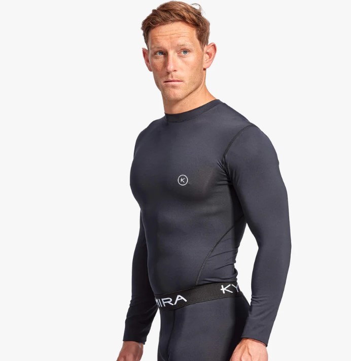Product shot of a Kymira Charge compression top