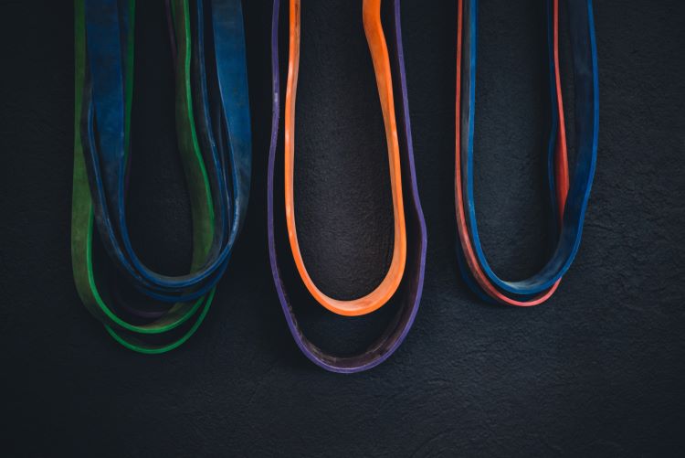 A collection of resistance bands