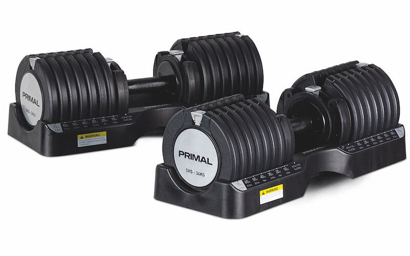 primal strength personal series adjustable dumbbells