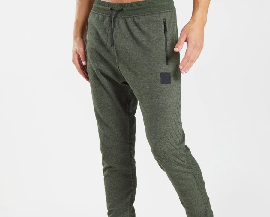 Product shot of a man wearing sweatpants