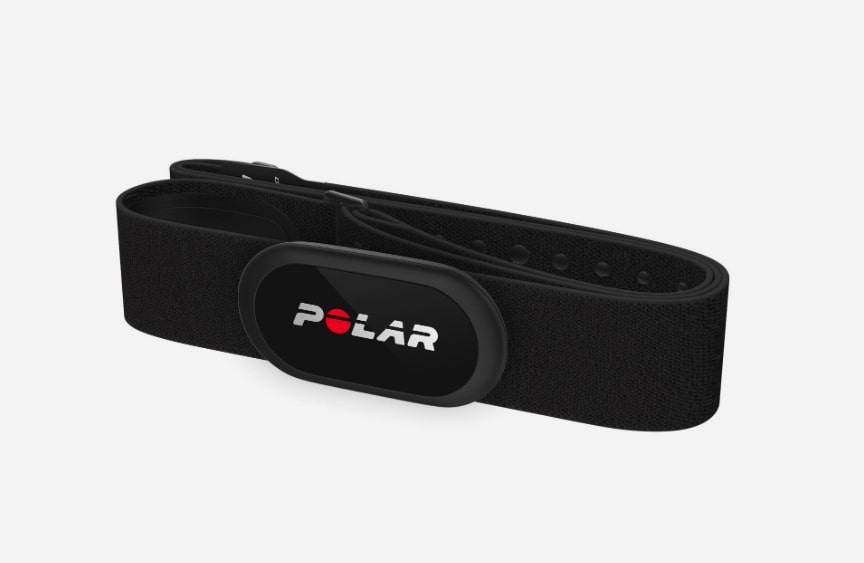 Product shot of Polar H10 heart rate monitor