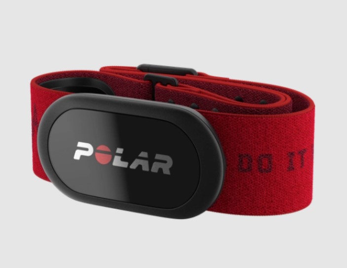 Product shot of Polar heart rate monitor