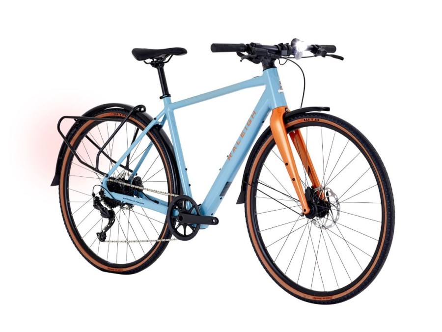 Product shot of raleigh trace e-bike