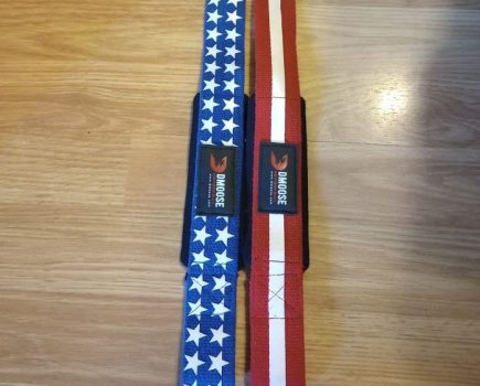 Pair of Stars and Stripes DMoose lifting straps