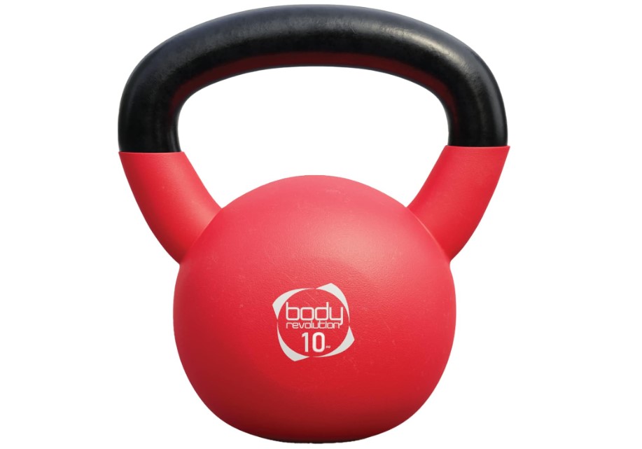 Product shot of a Body Revolution kettlebell