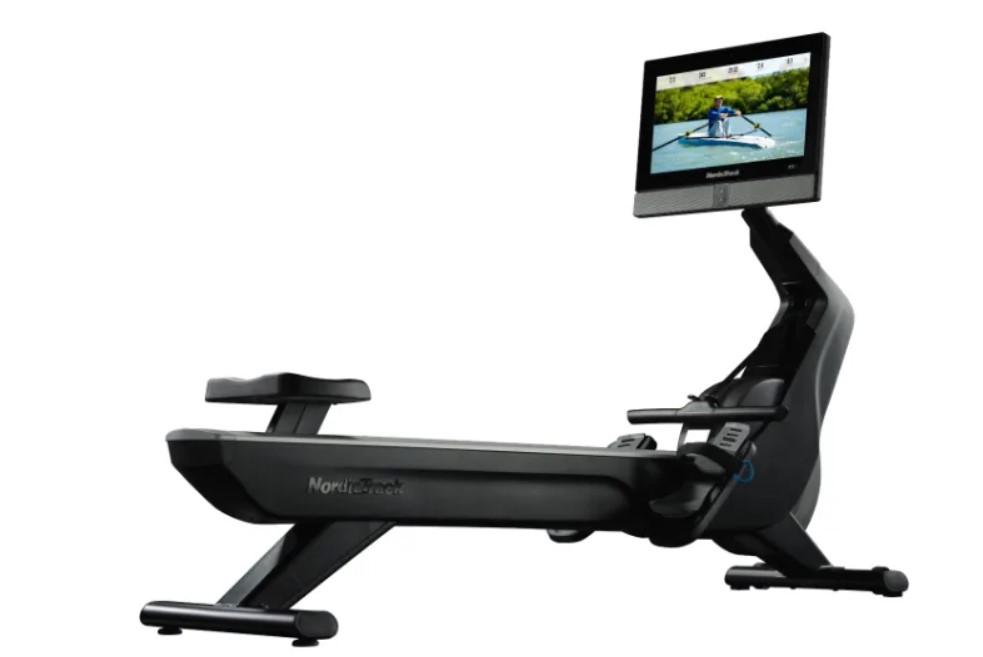 Product shot of NordicTrack rowing machine