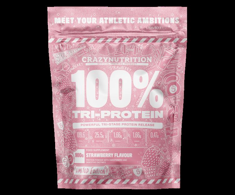 Product shot of Crazy Nutrition protein powder