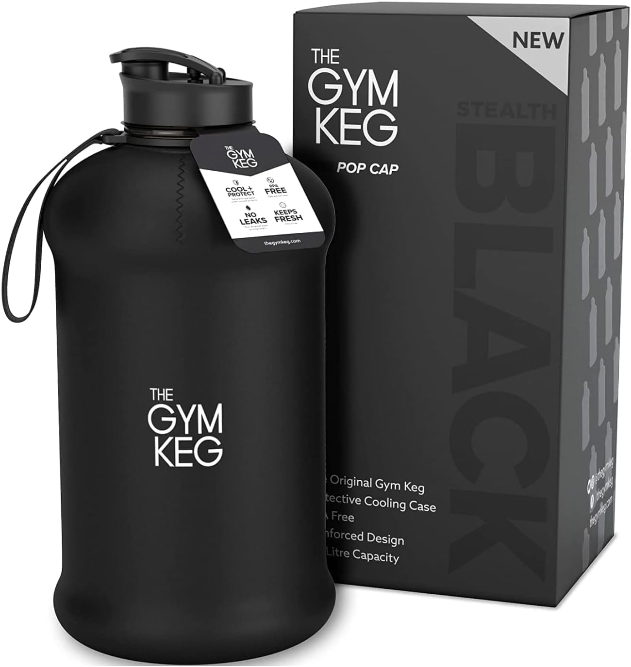 The Gym Keg Official Sports 2L Water Bottle