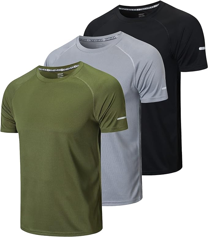 frueo 3 Pack Workout Shirts