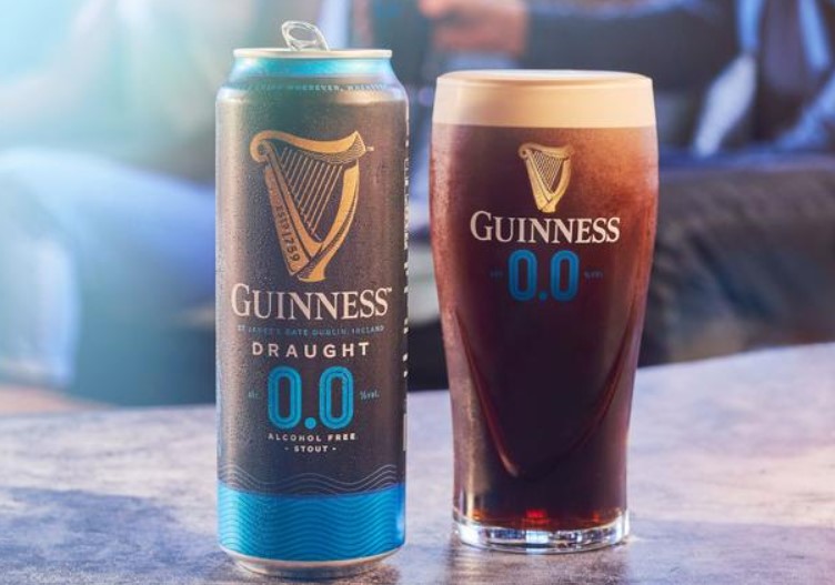 Product shot of Guinness 0.0 beer