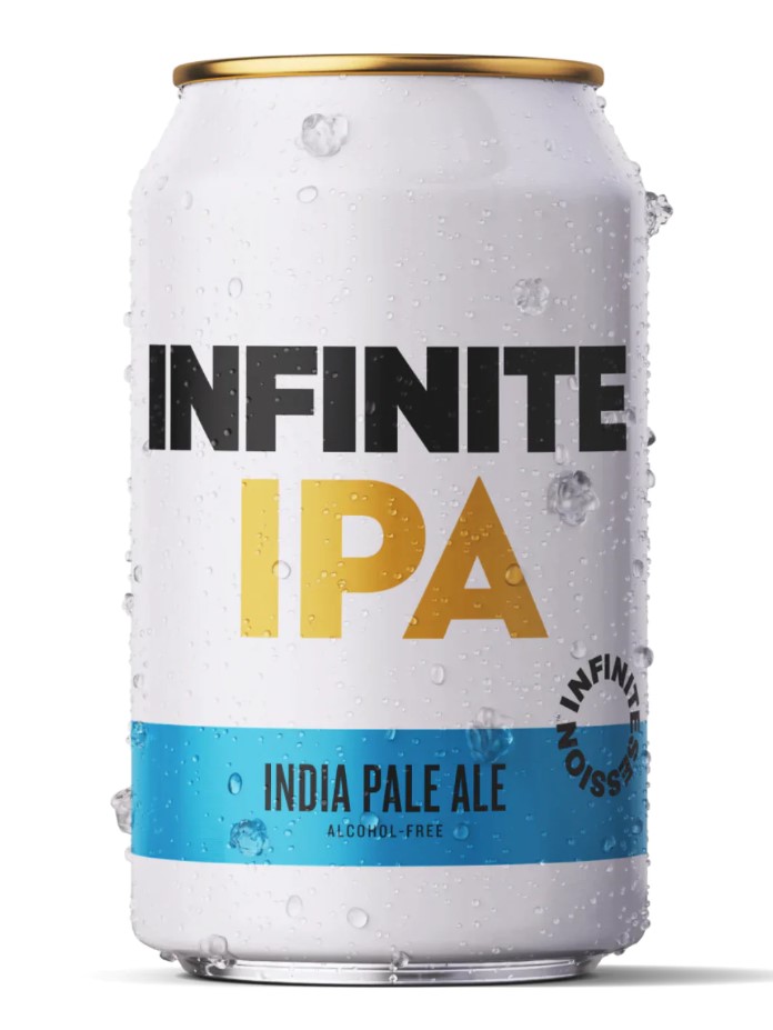 Product shot of Infinite IPA beer