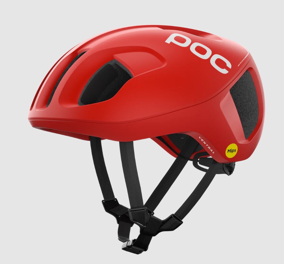 Product shot of POC cycling helmet