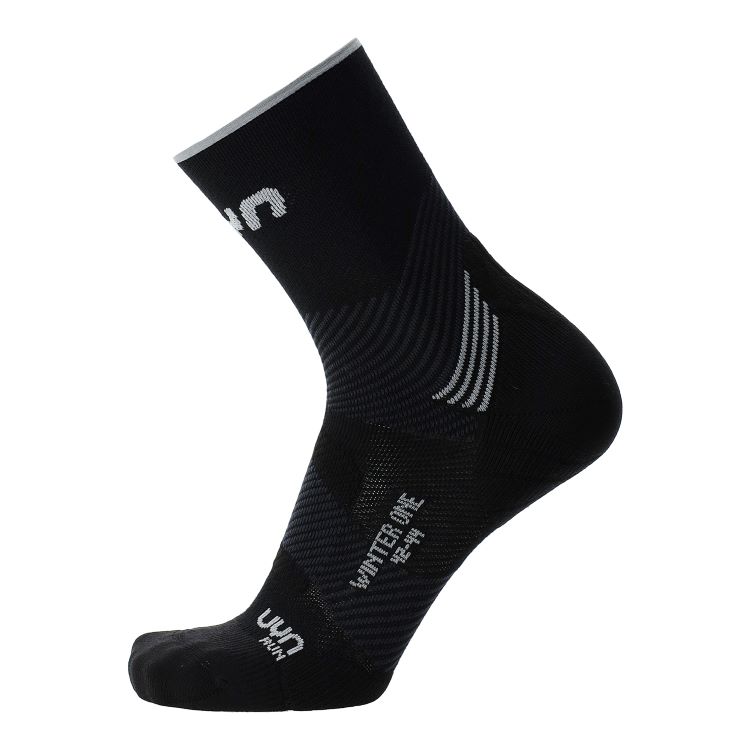 Product shot of a UYN running sock