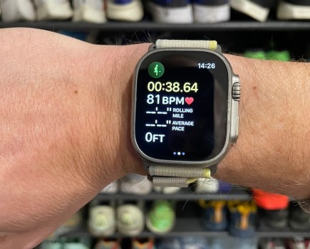 Apple Watch Ultra 2 on reviewer's wrist