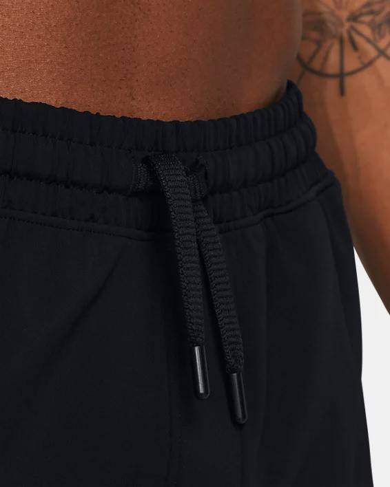 under armour meridian tapered sweatpants close up drawstring