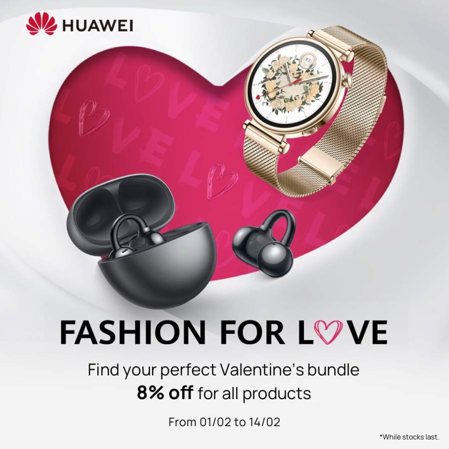 huawei Valentine's Day promotion