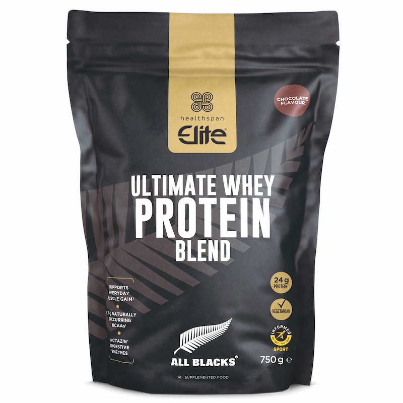 Healthspan Elite All Blacks Ultimate Whey Protein Blend