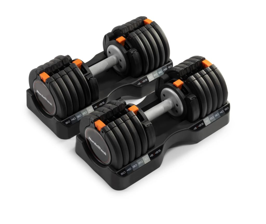 NordicTrack Select-A-Weight dumbbells