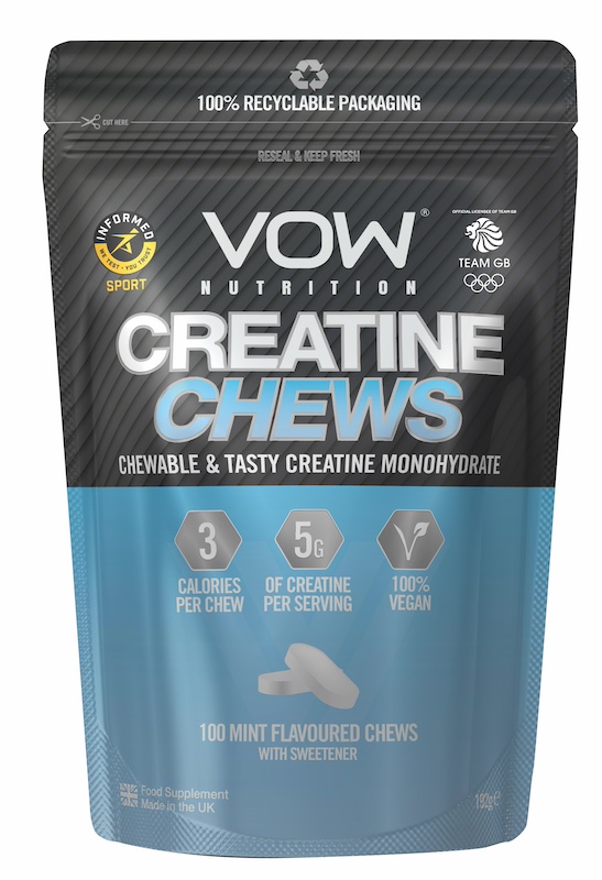 VOW Creatine Chews for the Men's Fitness Nutrition Awards 2024