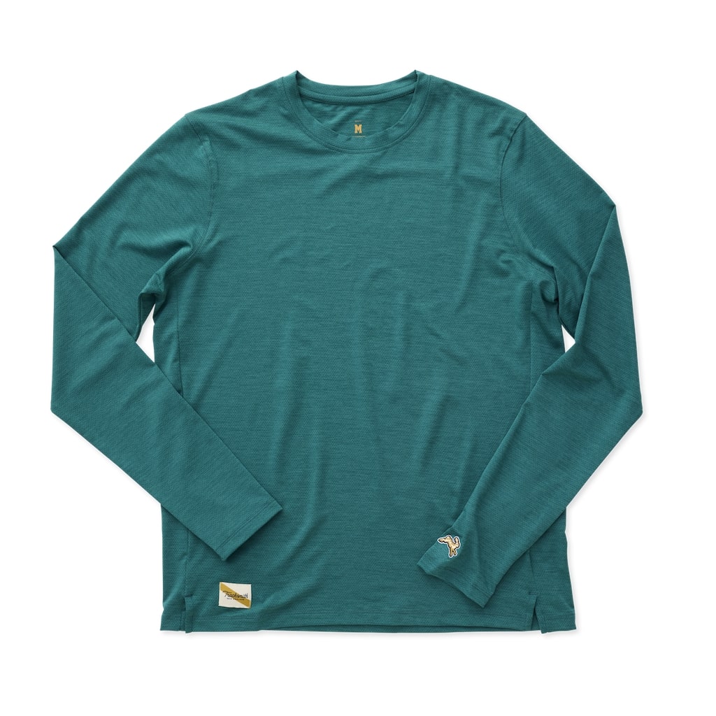 tracksmith session long sleeve running top
