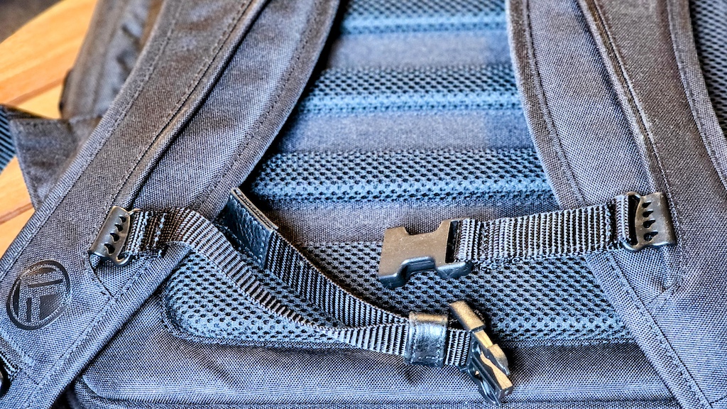 KNKG Tactical Backpack straps up close