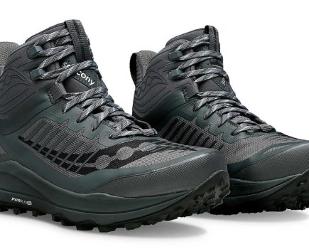 Product shot of Saucony hiking boots