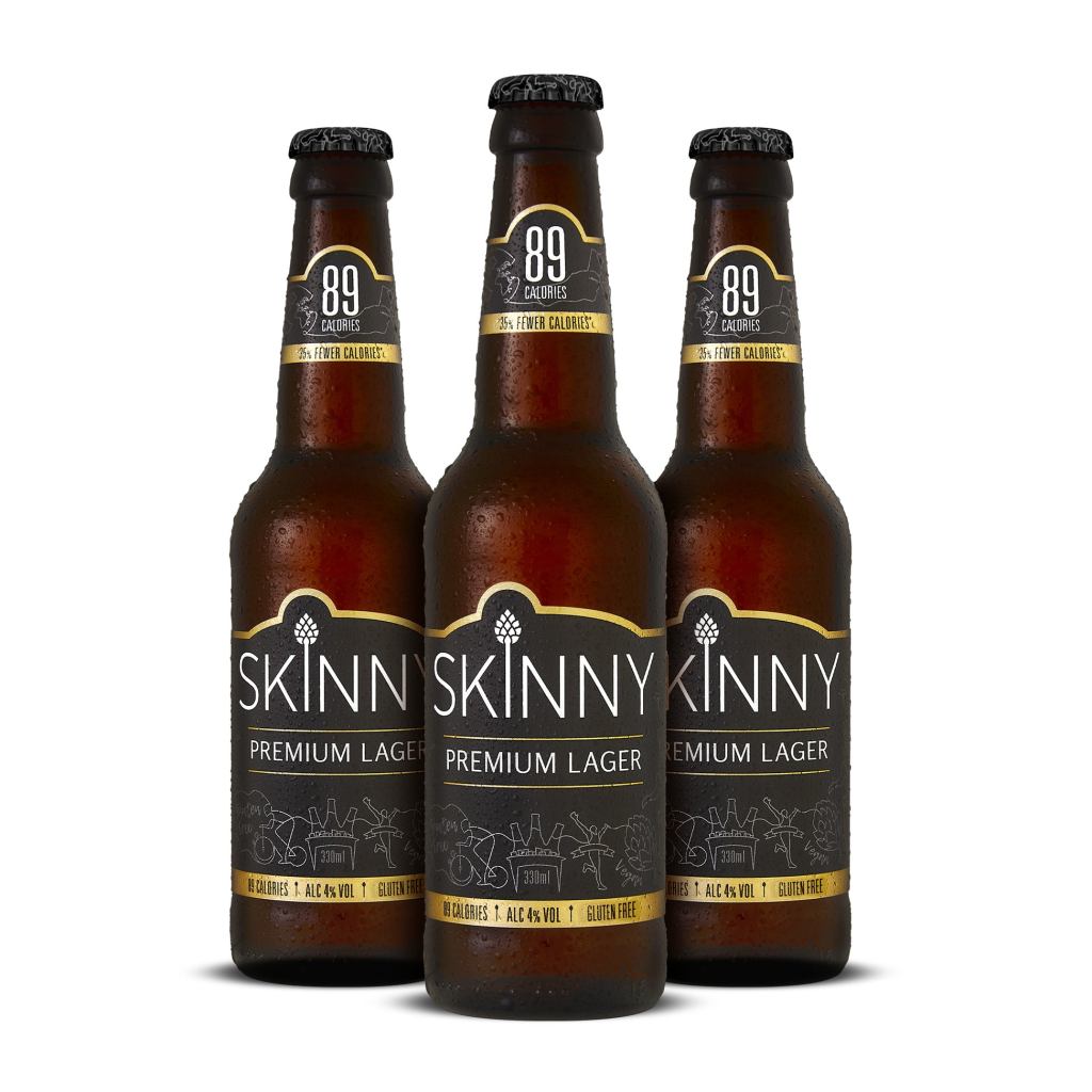SkinnyBrands Premium Lager low-calorie beers