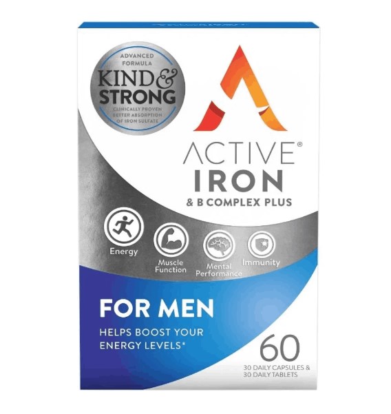 Product shot of iron supplement