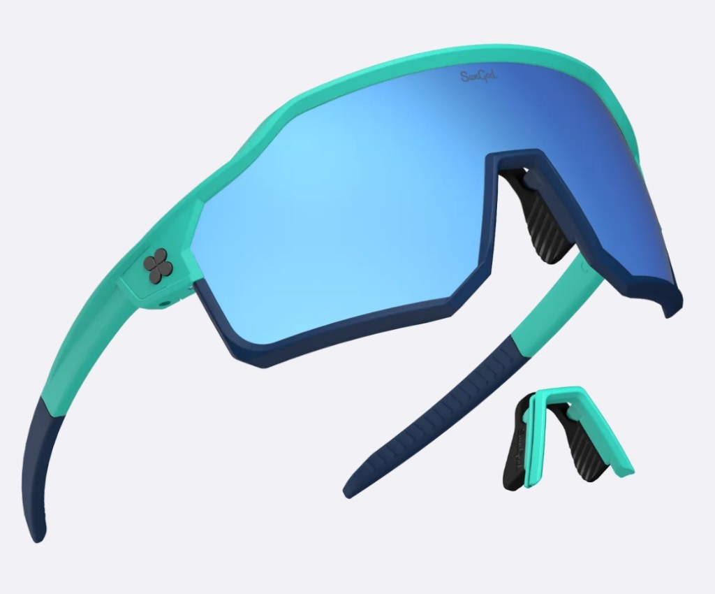 Product shot of SunGod cycling glasses