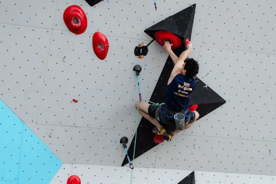 Budapest (HUN), 22 June 2024: competes in the Boulder & Lead semi-finals during the Olympic Qualifier Series in Budapest (HUN).