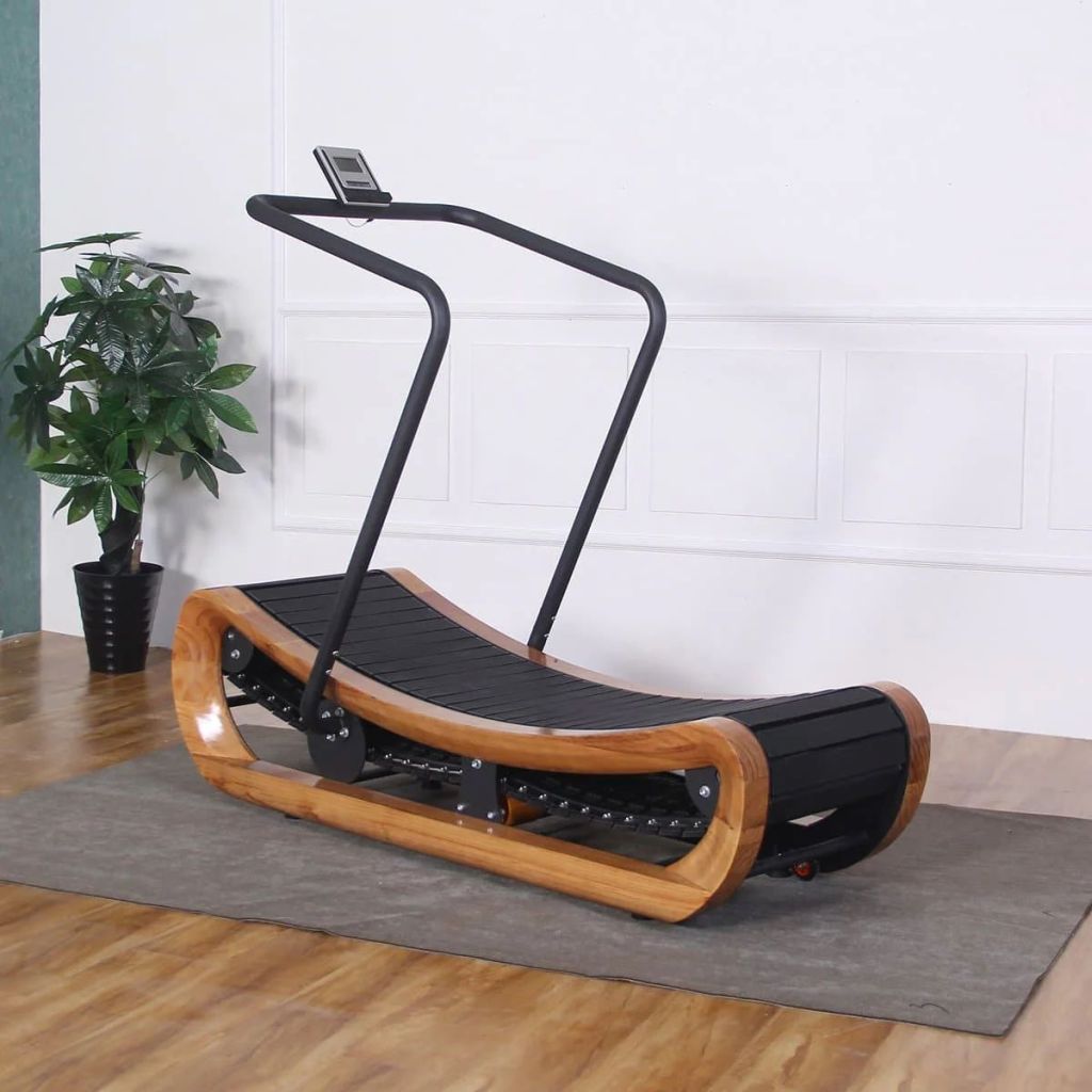 American Weights Curved Wooden Treadmill