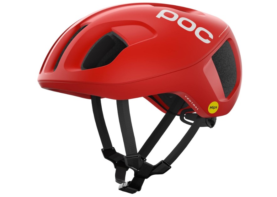 Product shot of a road cycling helmet